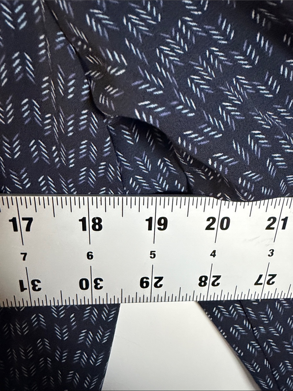 Hilary Radley Navy Dress Long Sleeve Drawstring Summer Dress - Picture 7 of 8